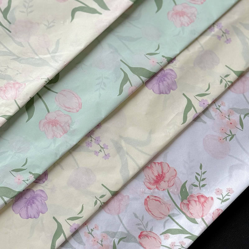 Floral Printed Gift Wrap Paper Gift Decoration Tissue Paper