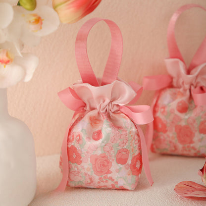 Wedding Candy Bag Handbag Free Folding Gift Bag Pack 10