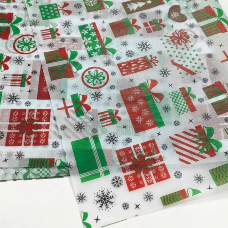 Christmas Tree Snow Pear Paper Holiday Gift Wrapping Paper Tissue Paper