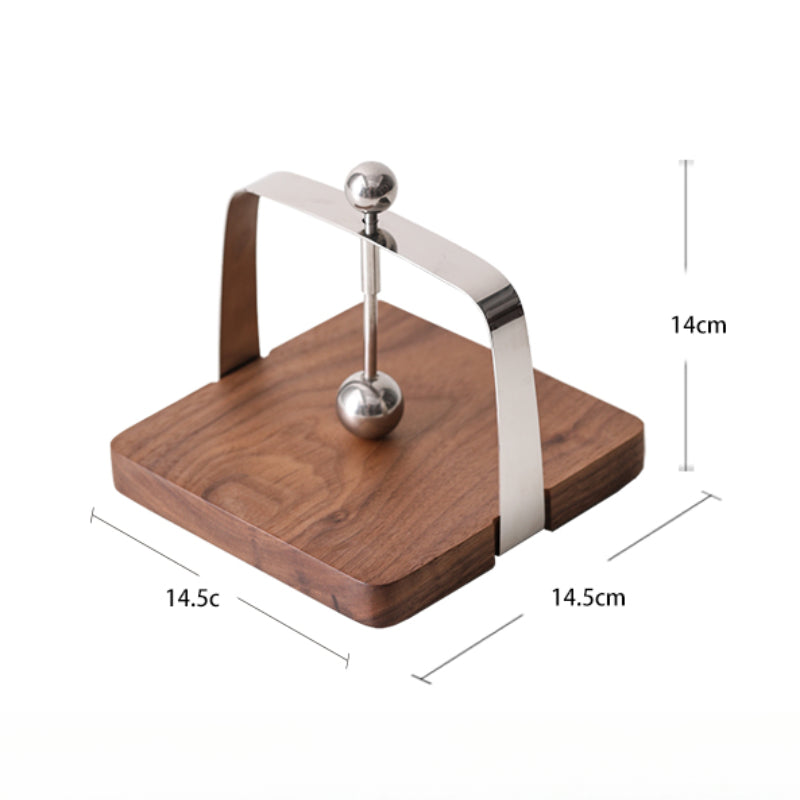 Napkin Holder Walnut Paper Towel Holder Square Hotel Paper Towel Storage Tray