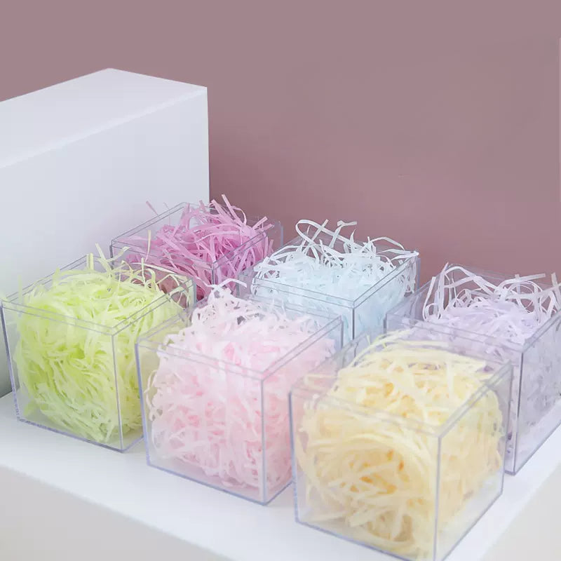 Raffia Shredded Crinkle Paper Gift Box DIY Decoration Filling Material