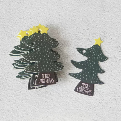 Étiquette de Noël Étiquette de bonhomme de neige Étiquette de père Noël Étiquette d'arbre de Noël Étiquettes d'emballage de cadeaux de pâtisserie Étiquettes de décoration