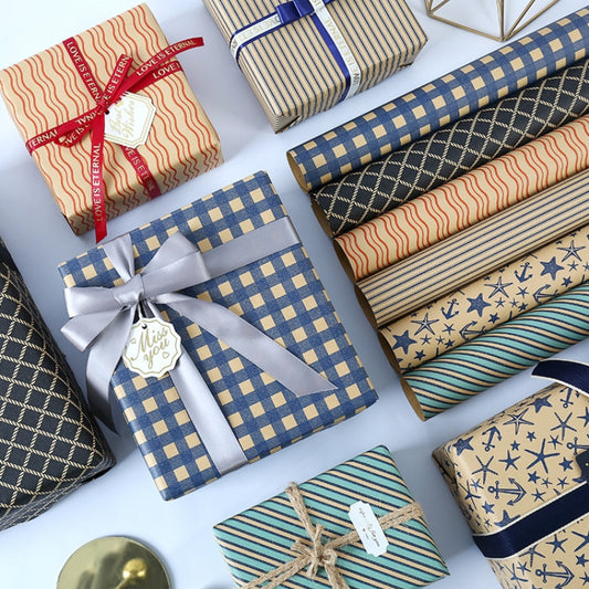 Vintage Wrapping Paper Kraft Paper Birthday Gift Wrap Paper