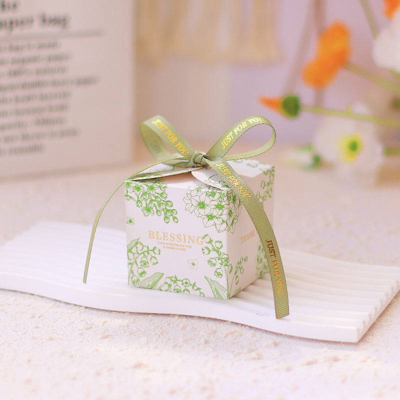 Floral Print Style Gift Box Wedding Party Candy Box Pack 20