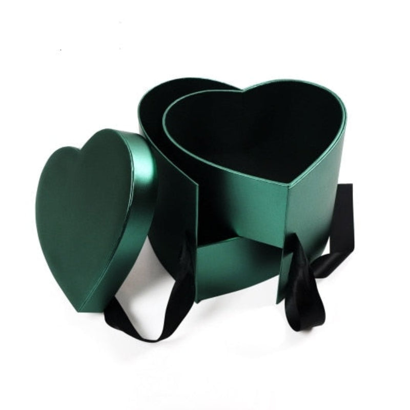 Pearlescent Double Layer Rotating Heart Gift Box