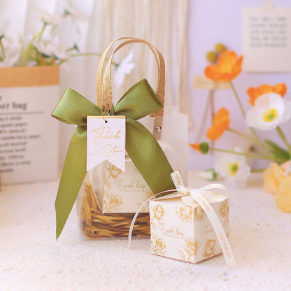 Floral Print Style Gift Box Wedding Party Candy Box Pack 20