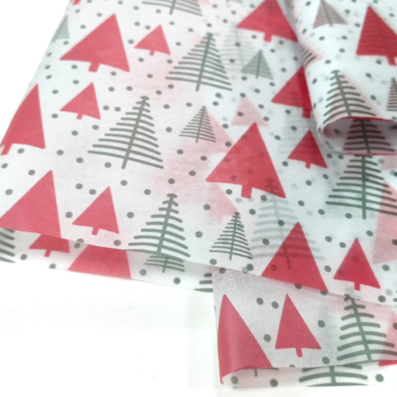 Christmas Tree Snow Pear Paper Holiday Gift Wrapping Paper Tissue Paper