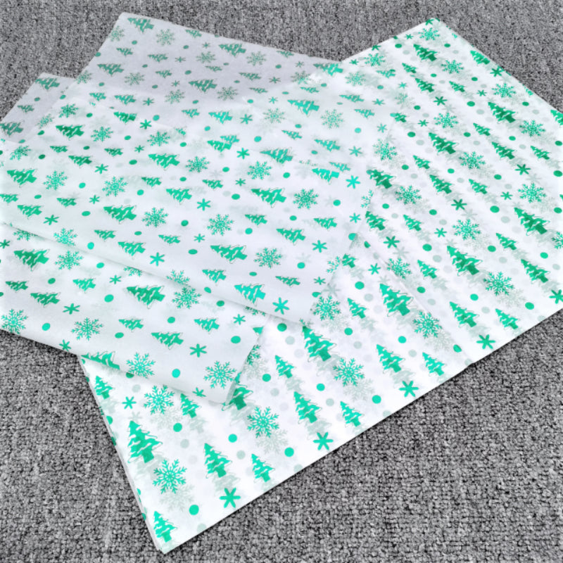 Christmas Tree Snow Pear Paper Holiday Gift Wrapping Paper Tissue Paper