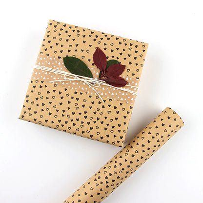 Environmentally Friendly Wrapping Paper Birthday Gift Wrap Paper Kraft Paper