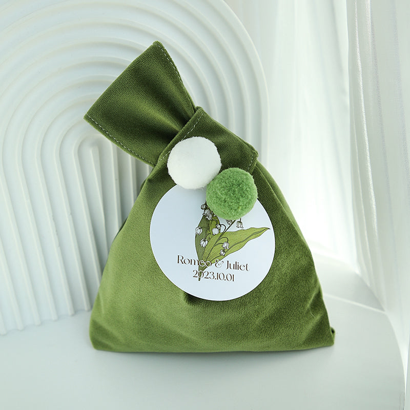 Reusable Velvet Gift Bags with Pack 10