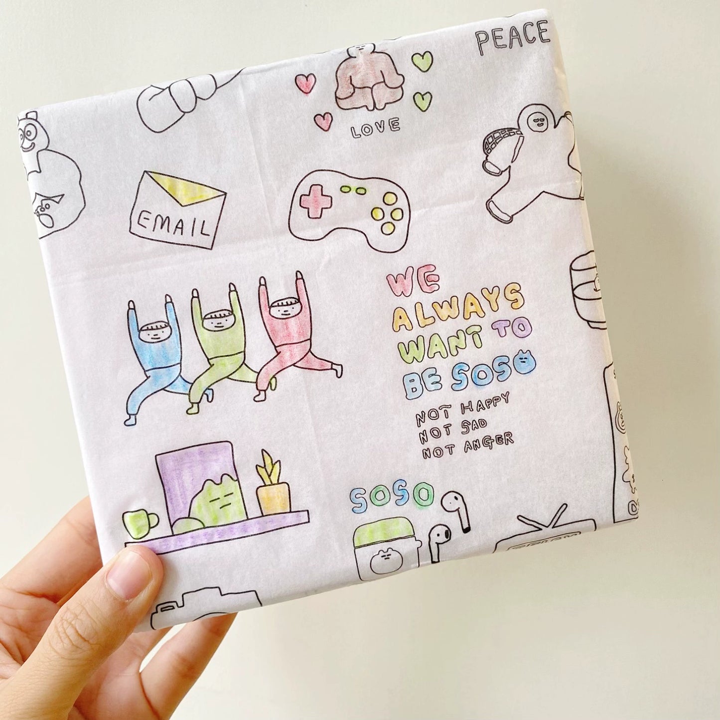 Graffiti Tissue Paper Cartoon DIY Gift Tissue Paper