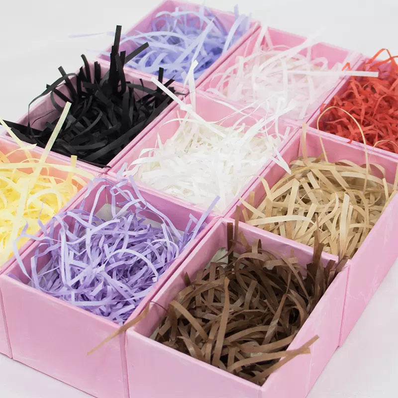 Raffia Shredded Crinkle Paper Gift Box DIY Decoration Filling Material