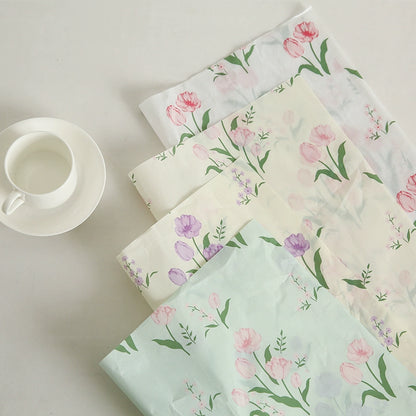 Floral Printed Gift Wrap Paper Gift Decoration Tissue Paper