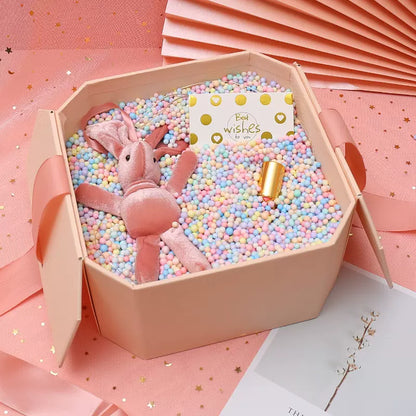 Remplissage de boîte cadeau en boule de mousse colorée Décoration en boule de mousse colorée