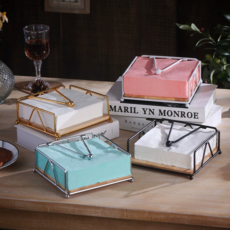 Napkin Holder Restaurant Hotel Paper Holder Buffet Square Paper Towel Holder