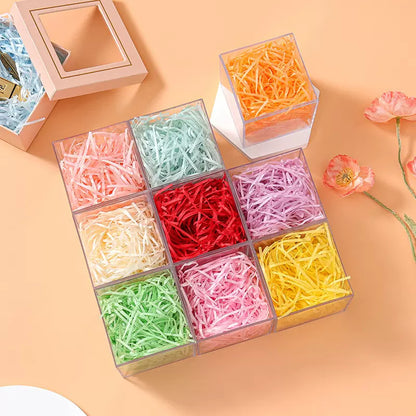 Raffia Shredded Crinkle Paper Gift Box DIY Decoration Filling Material