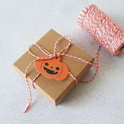 Halloween Tags Cute Pumpkin Ghost Blessing Tags Baking Gift Packaging Decoration Tags