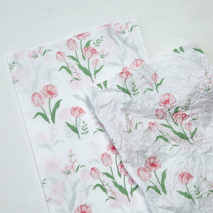 Floral Printed Gift Wrap Paper Gift Decoration Tissue Paper