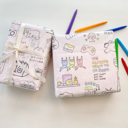 Graffiti Tissue Paper Cartoon DIY Gift Tissue Paper