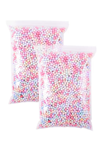 Remplissage de boîte cadeau en boule de mousse colorée Décoration en boule de mousse colorée
