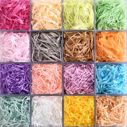 Raffia Shredded Crinkle Paper Gift Box DIY Decoration Filling Material