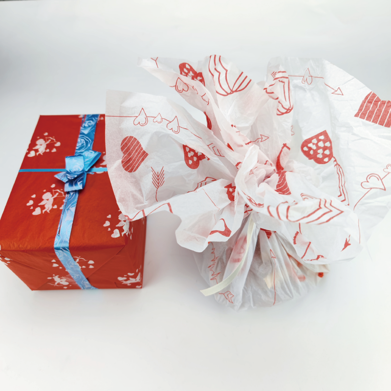 Valentine's Day Love Wrap Snow Pear Paper Flower Gift Wrapping Tissue Paper