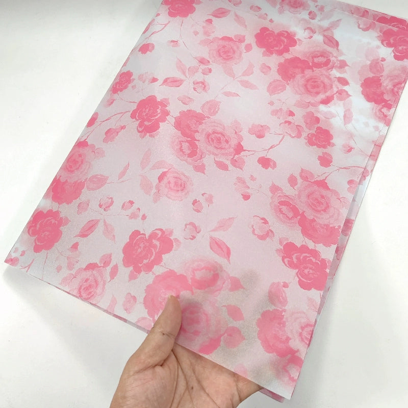 Valentine's Day Love Wrap Snow Pear Paper Flower Gift Wrapping Tissue Paper