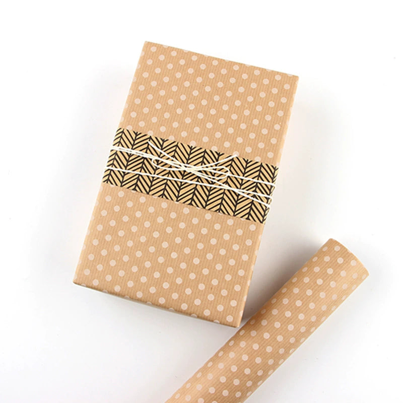 Environmentally Friendly Wrapping Paper Birthday Gift Wrap Paper Kraft Paper