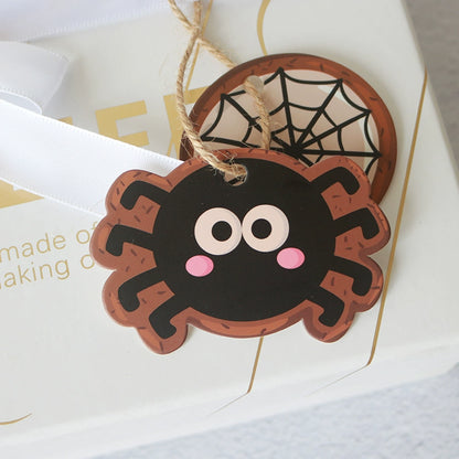 Halloween Tags Cute Pumpkin Ghost Blessing Tags Baking Gift Packaging Decoration Tags