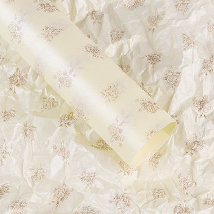 Vintage Rose Printed Gift Wrap Paper Tissue Paper