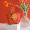 Fleurs orange + jaune