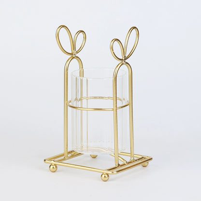 Fruit Fork Spoon Cutlery Iron Rabbit Storage Rack