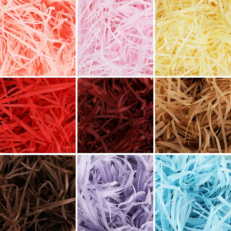 Raffia Shredded Crinkle Paper Gift Box DIY Decoration Filling Material