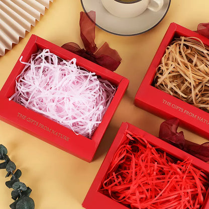 Raffia Shredded Crinkle Paper Gift Box DIY Decoration Filling Material