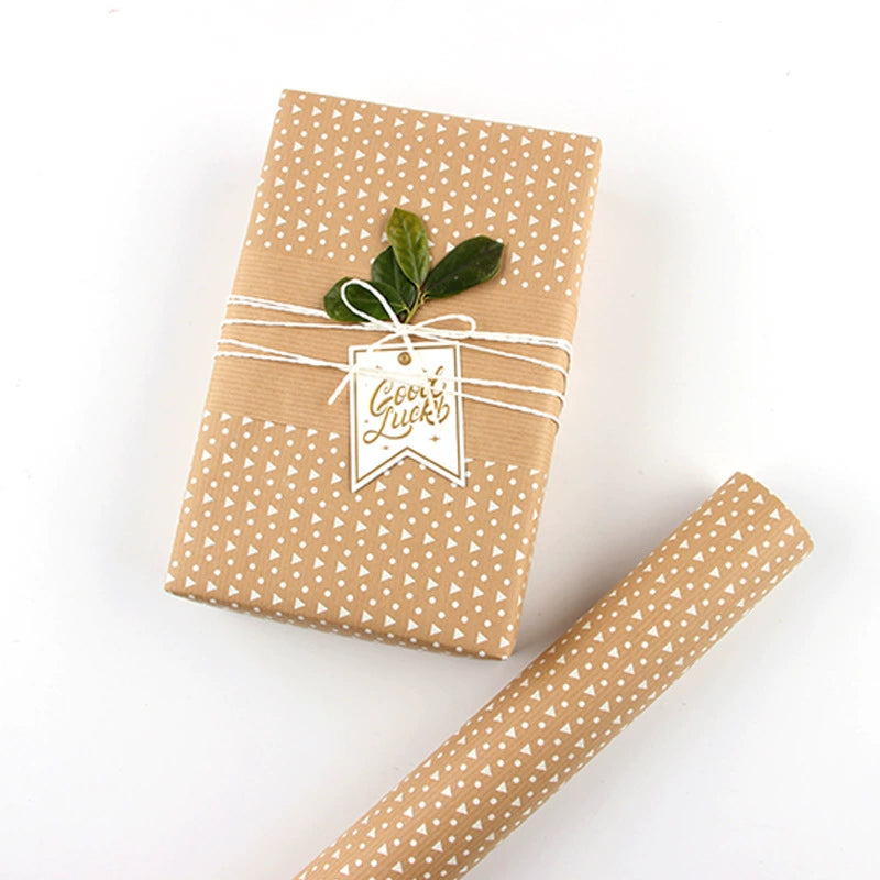 Environmentally Friendly Wrapping Paper Birthday Gift Wrap Paper Kraft Paper