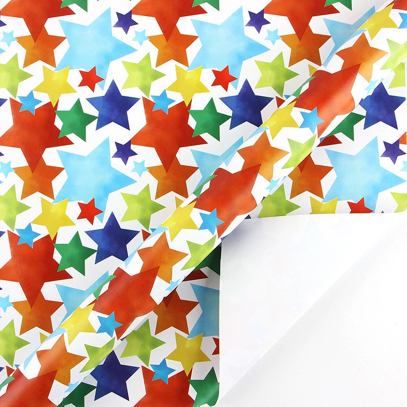 Rainbow Love Birthday Gift Wrapping Paper Valentine's Day Bouquet Packing Paper