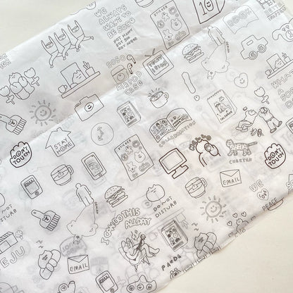 Graffiti Tissue Paper Cartoon DIY Gift Tissue Paper