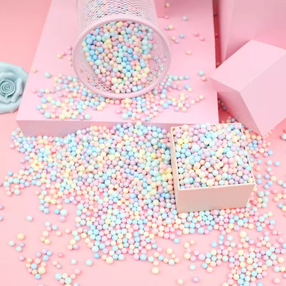 Remplissage de boîte cadeau en boule de mousse colorée Décoration en boule de mousse colorée