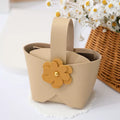 Fleurs kaki + jaune