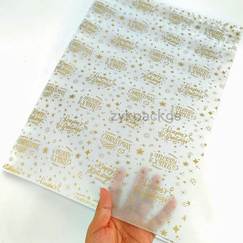 Christmas Tree Snow Pear Paper Holiday Gift Wrapping Paper Tissue Paper