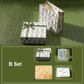 White Box + Raffia + Gift Bag + Greeting Card
