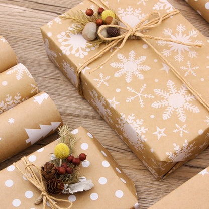 Christmas Large Size Wrapping Paper Holiday Gift Paper Birthday Gift Wrapping Kraft Paper