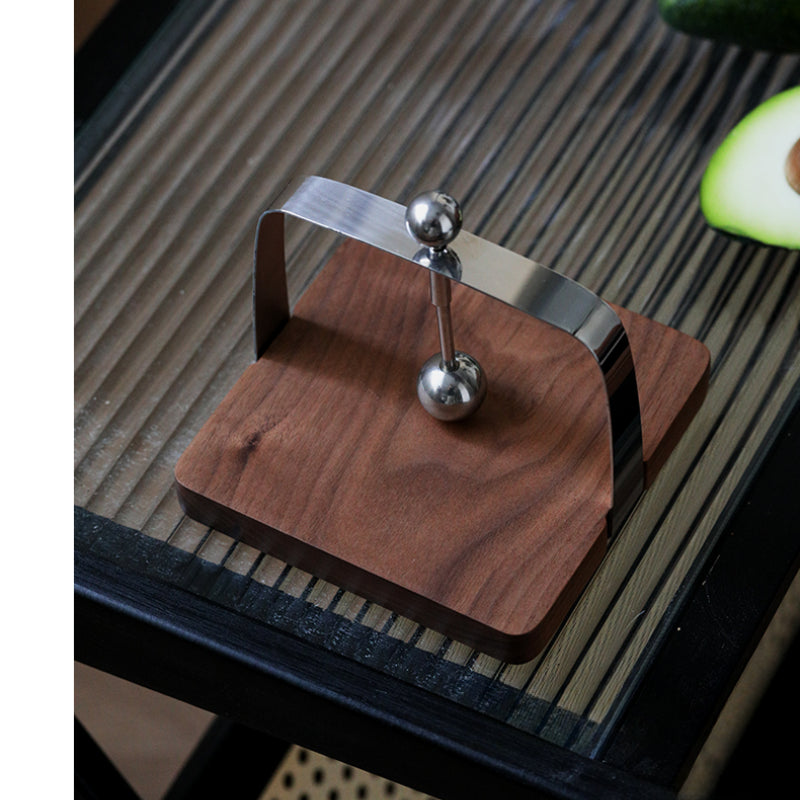 Napkin Holder Walnut Paper Towel Holder Square Hotel Paper Towel Storage Tray