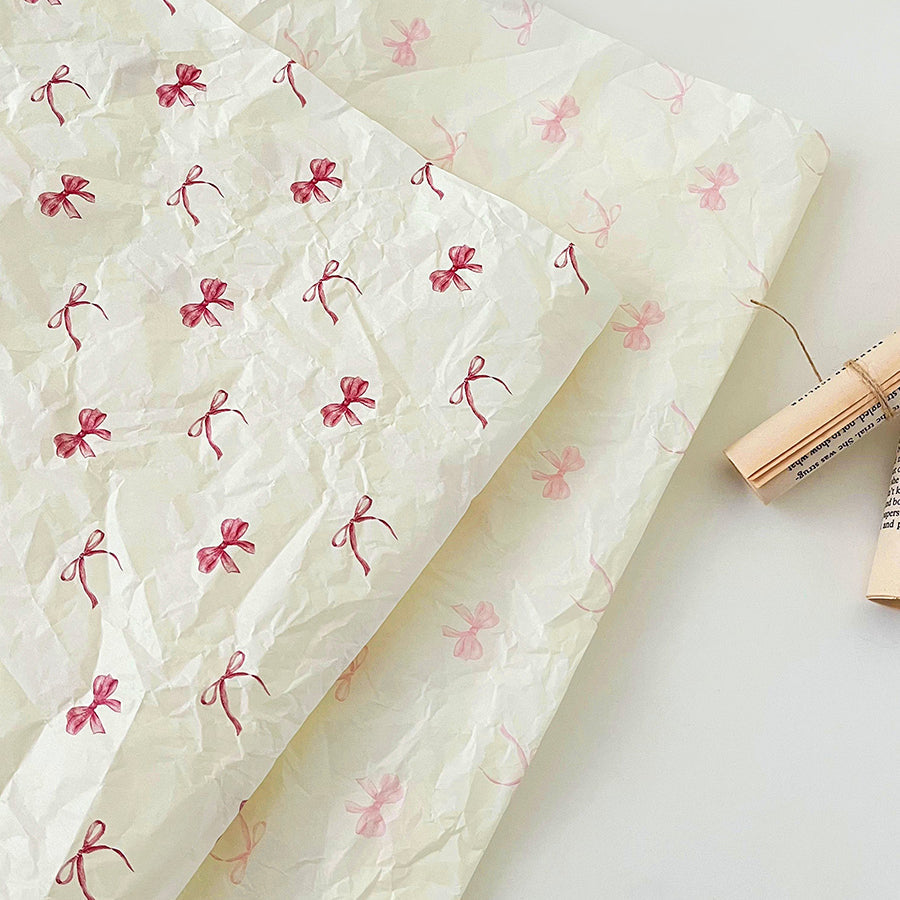 Bow Printed Gift Wrap Tissue Paper