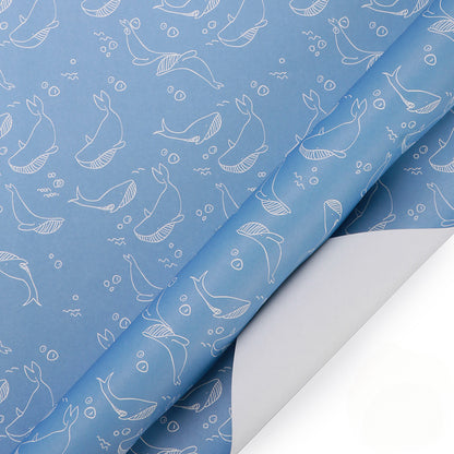 Ocean Wrapping Paper Kraft Paper Birthday Gift Wrap Paper