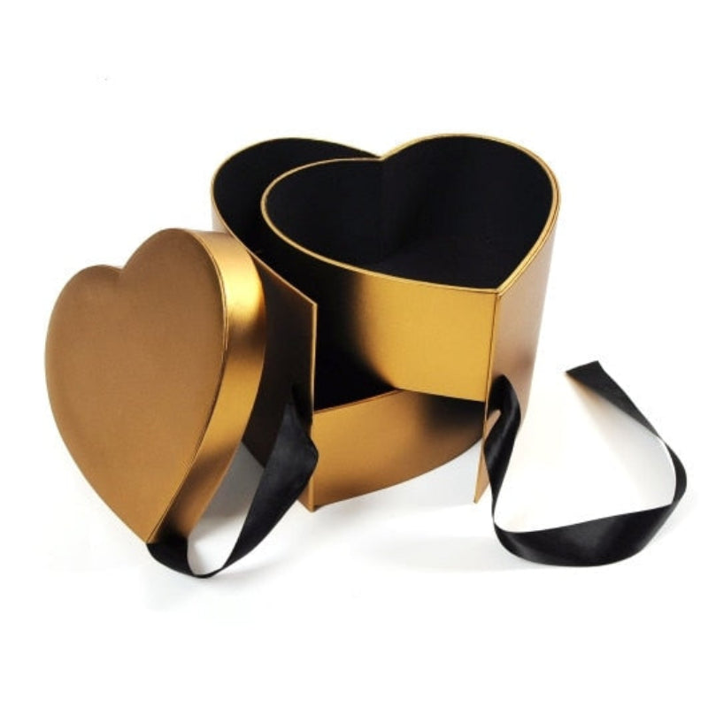 Pearlescent Double Layer Rotating Heart Gift Box