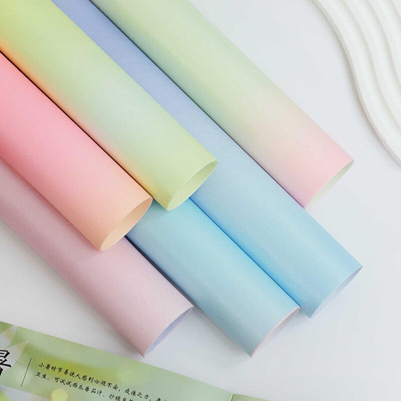 Gradient Pearlescent Waterproof Gift Wrap Paper Florist Wrap Snow Pear Paper