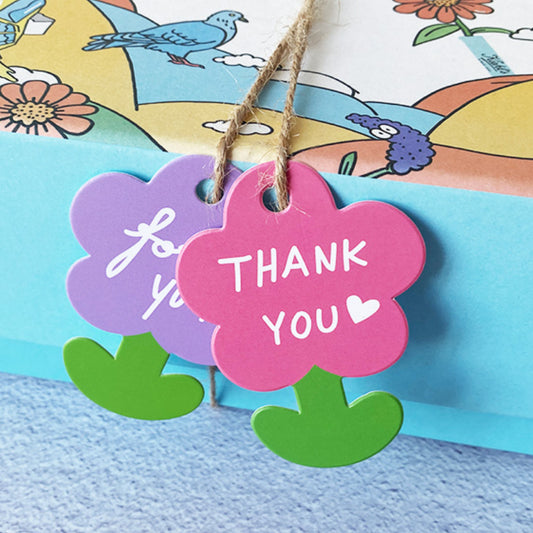 Cute Flower Tags Thank You Tags Gift Birthday Gift Tags Decorations Labels