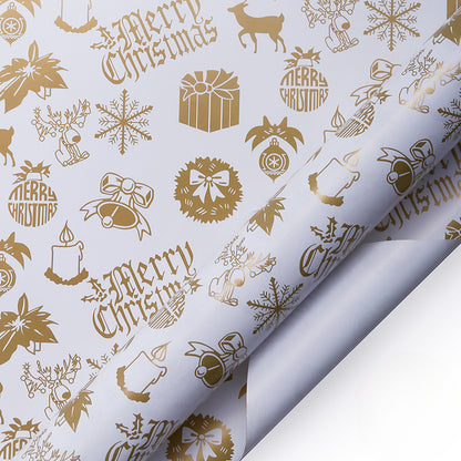 Merry Christmas Gift Wrapping Paper Kraft Paper Christmas Gift Wrap Paper