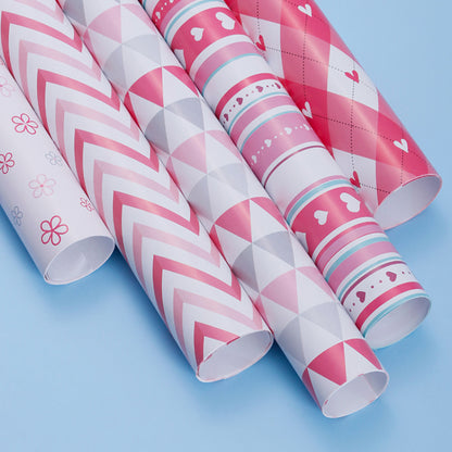 Pink Gift Wrapping Paper Simple Holiday Gift Box Packing Paper